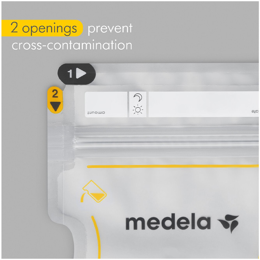 Boite de 50 sachets de conservation Easy pour lait maternel - Transparent (Medela) - Image 2