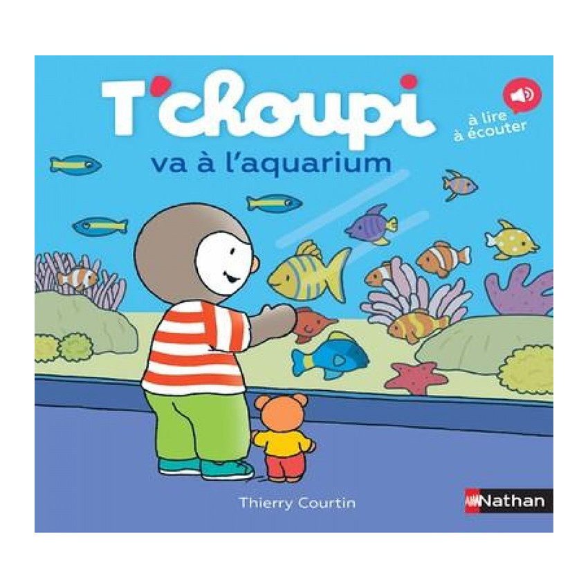 Livre T'Choupi va à l'aquarium  