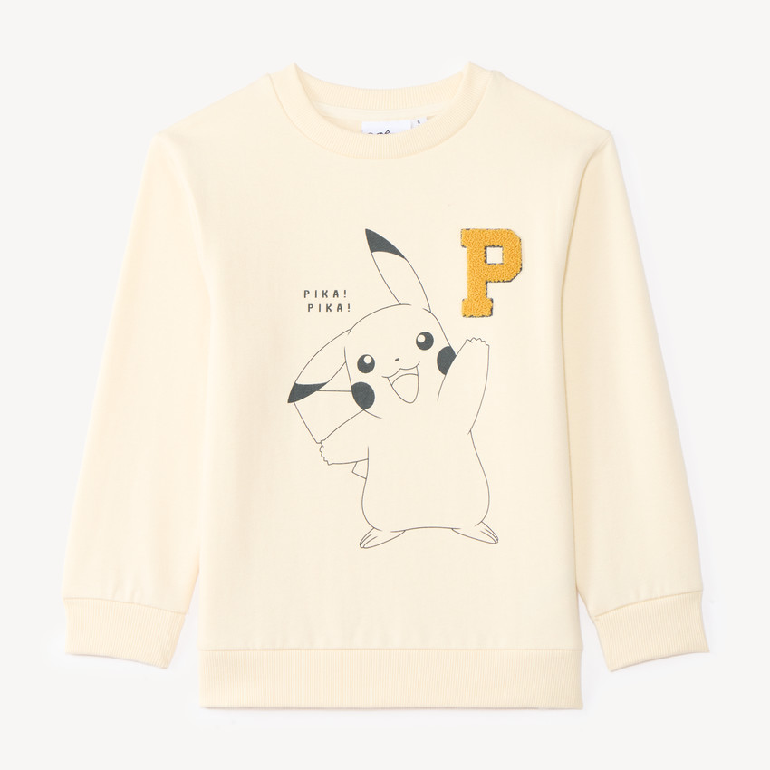 Sweat manches longues garçon Pikachu Pokémon  