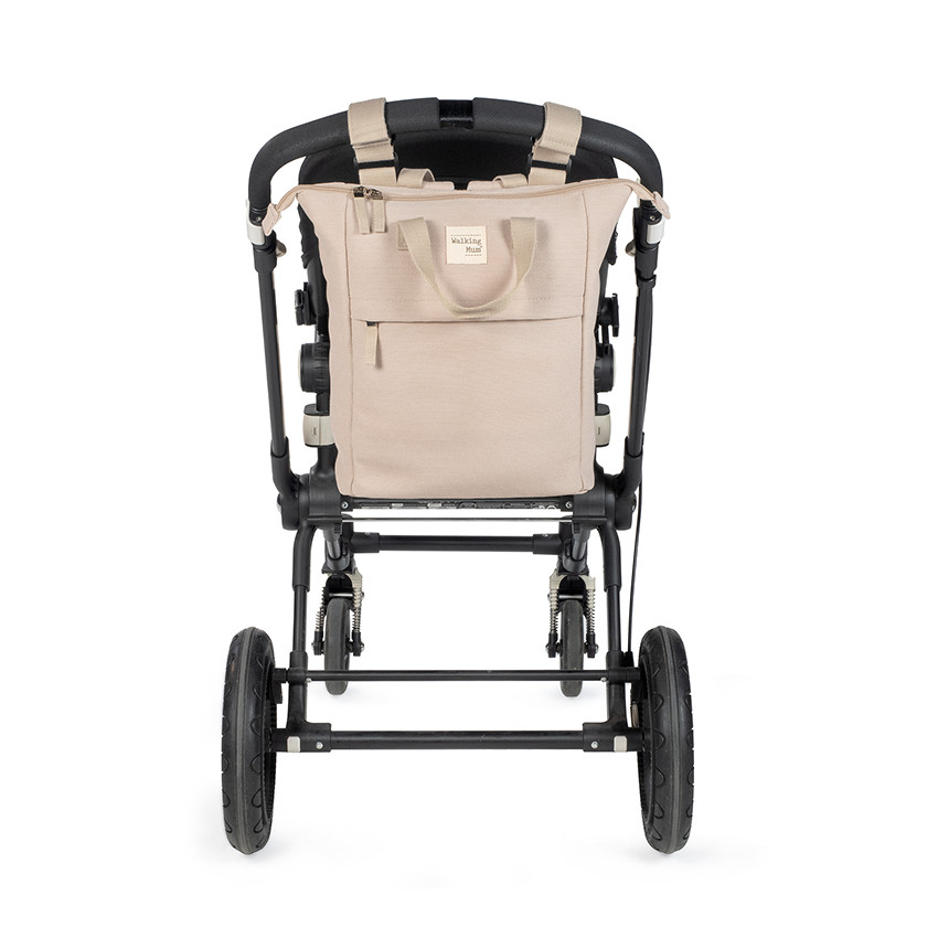 Sac à dos à langer Eco Mum + tapis apricot 