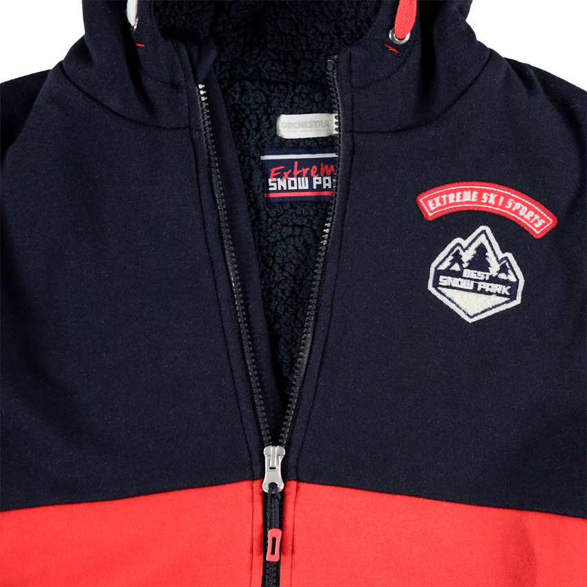 Junior - Gilet à capuche en molleton doublé shepa 