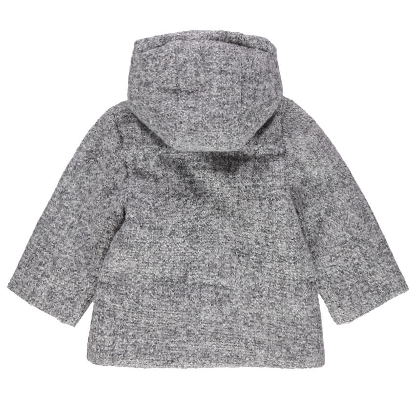 Veste en maille fantaisie doublée sherpa  