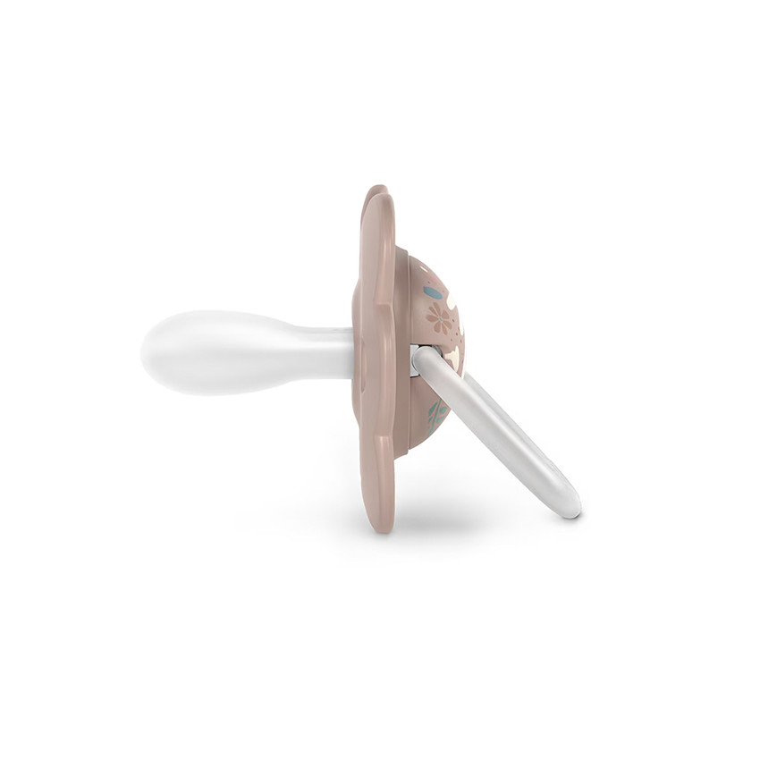 Sucette physiologique en silicone SX PRO Wonderland Butterfly 6-18M décorée en rose 