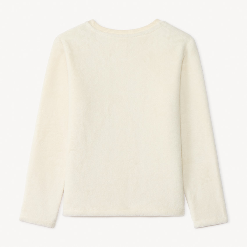 Set pyjama 2 en sherpa chat fantaisie pour fille  