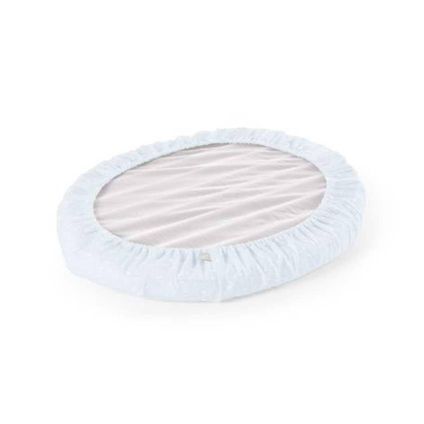 Drap-housse Sleepi mini - Bleu océan 