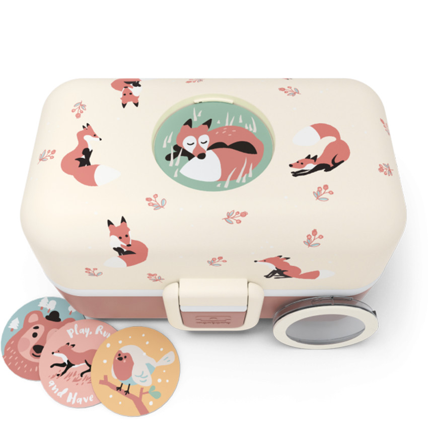 Lunchbox Tresor - Fox 800ml - Ecru (Monbento) - Image 1