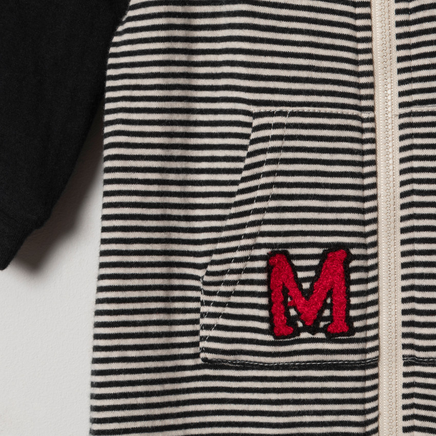 Combinaison en maille à rayures et print Mickey Disney 