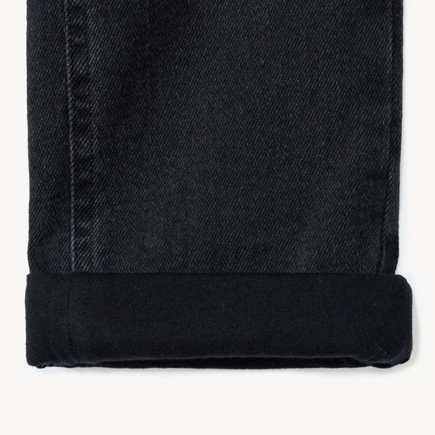 Jean en denim doublé avec label fantaisie pour garçon  