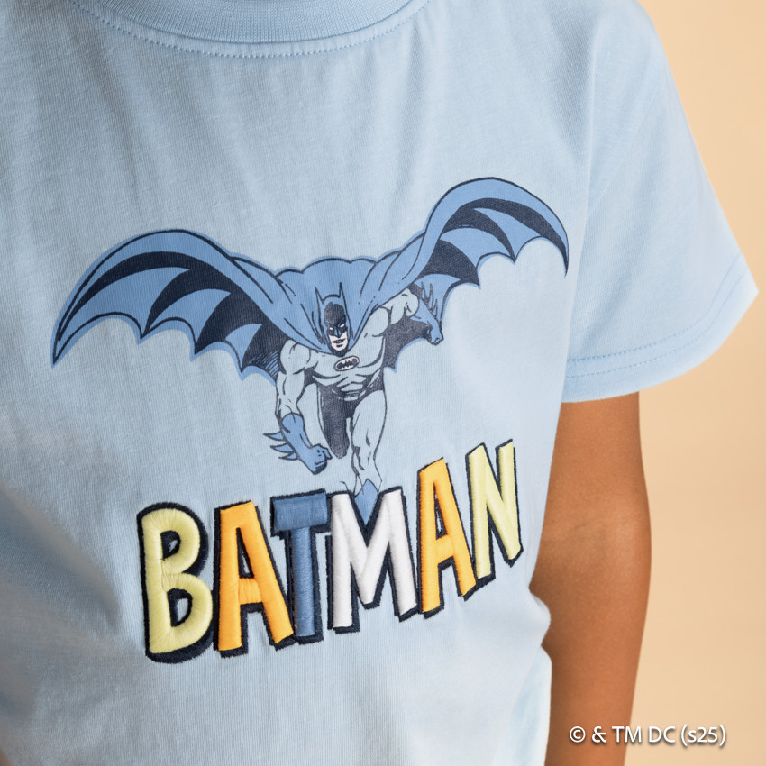 T-shirt manches courtes Batman Warner pour garçon 
