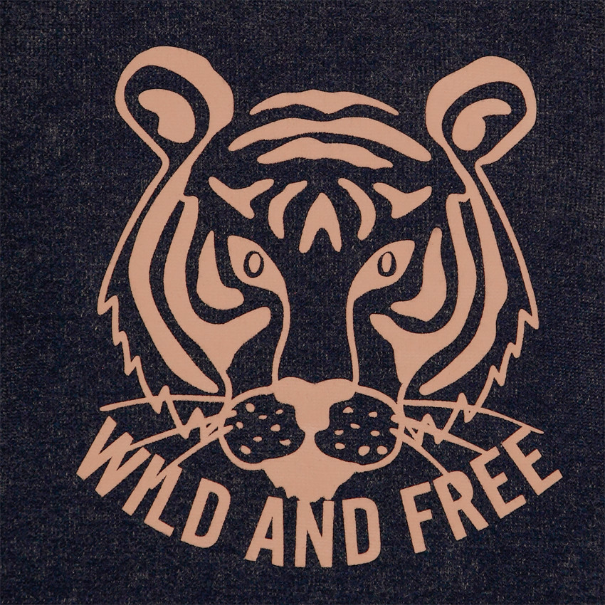 Pull en tricot motif tigre pour enfant garçon 