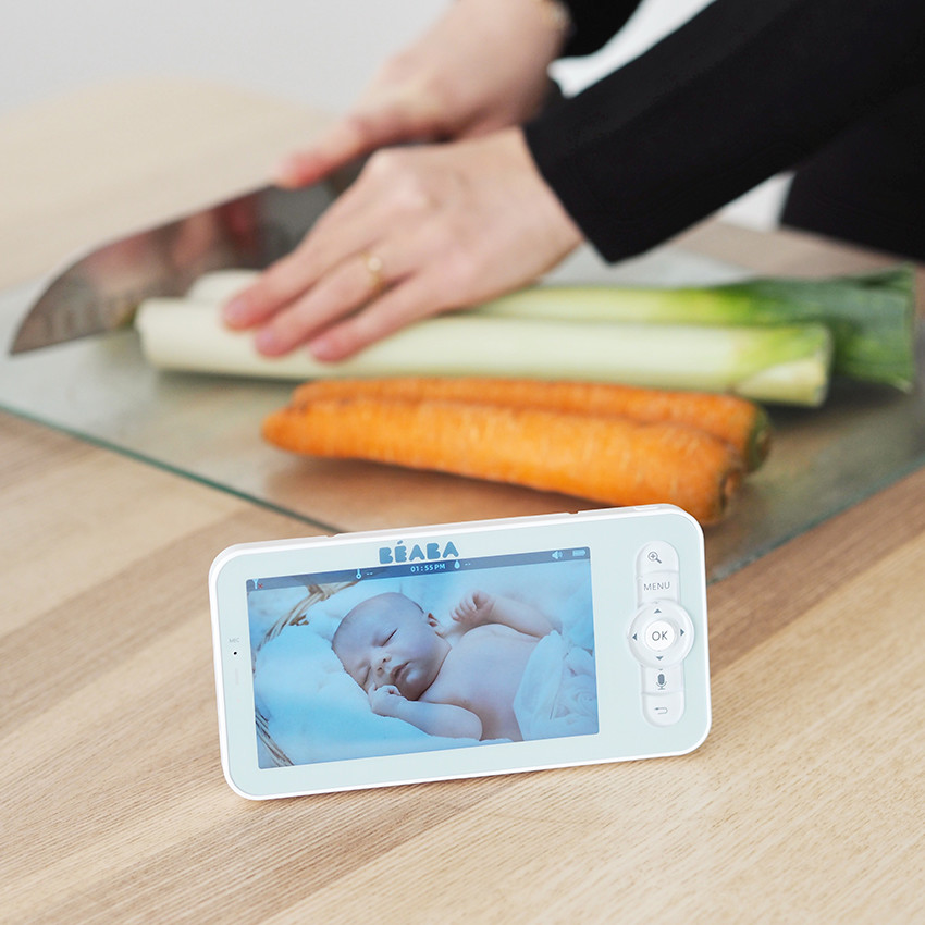 Babyphone vidéo zen premium beaba 2 en 1 : Écran + App Smartphone
