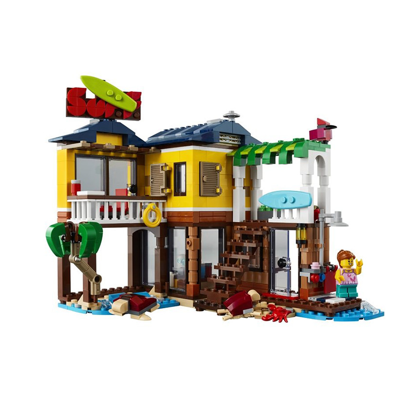 Maison sur la Plage du Surfeur - Lego Creator 