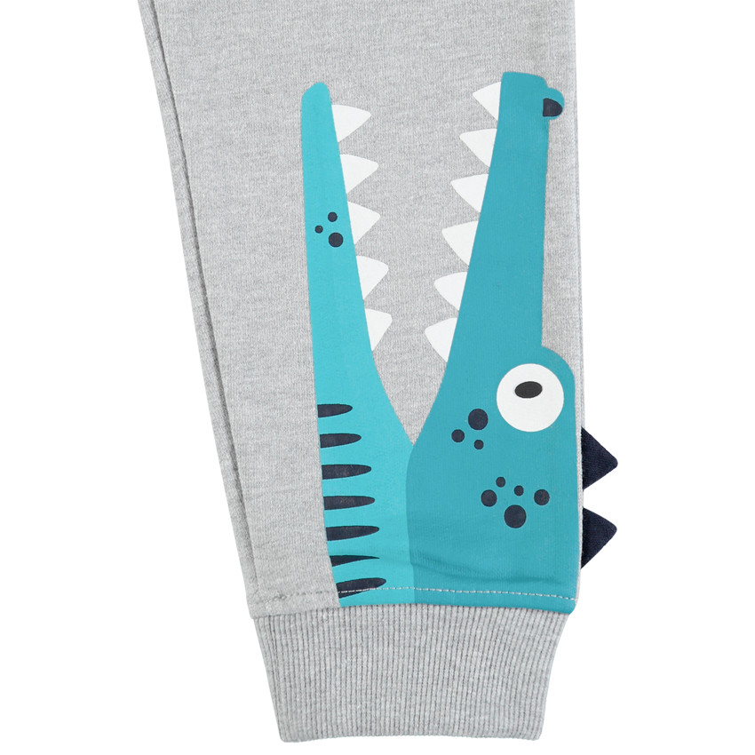 Pantalon de jogging en molleton à crocodile printé 