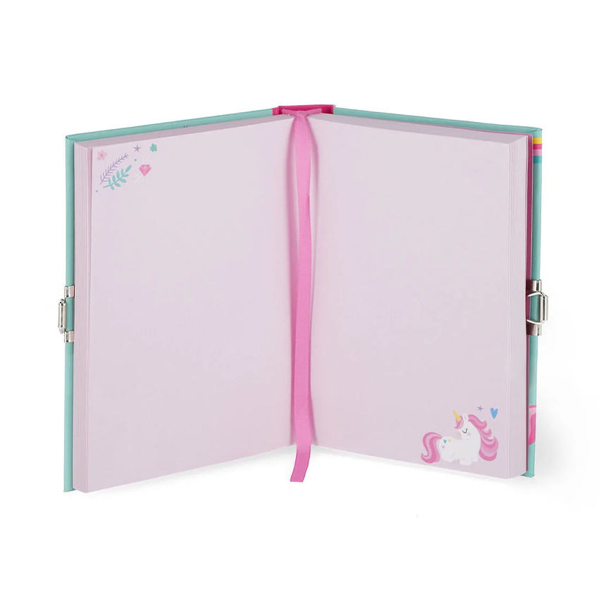 Journal intime avec cadenas à clé My Secret Diary licorne 