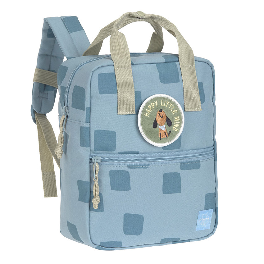 Sac à dos enfant Mini Pattern carré Party Bleu