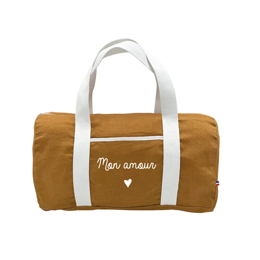 Sac à langer de voyage Mon Amour terracotta  