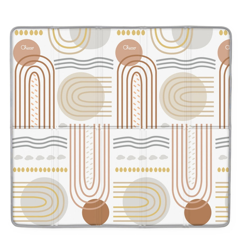 Tapis d'éveil XXL 200x180 pliable réversible Nature 