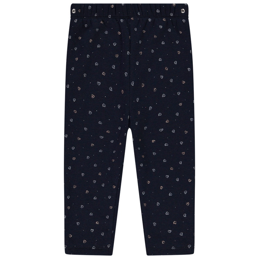 Pyjama 2 pièces lapin en jersey contrecollé pour bébé fille 