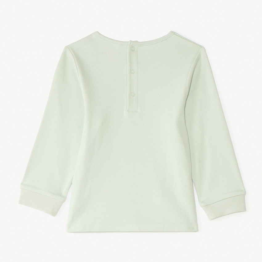 Pyjama 2 pièces en interlock t-shirt manches longues + pantalon pour bébé garçon (finitions différentes selon l'âge) 