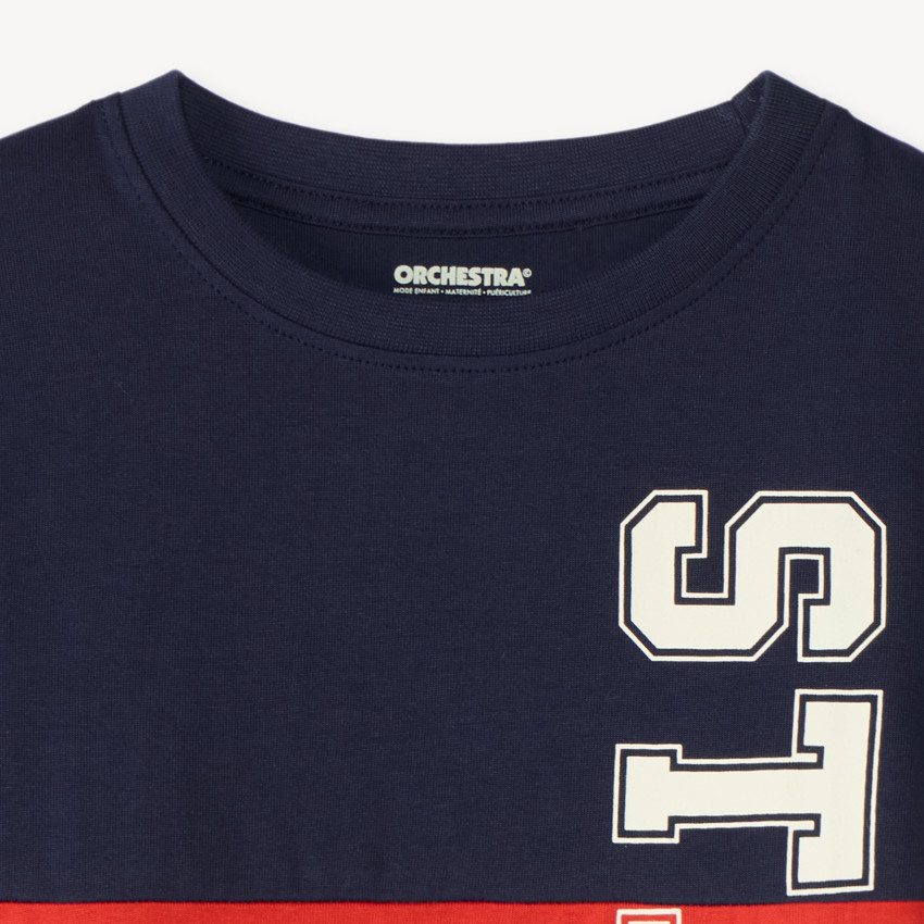 T-shirt manches longues color block 