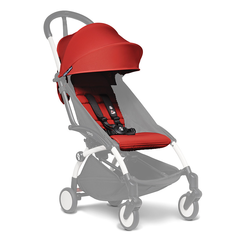 Assise pack couleur 6+ pour poussette YOYO rouge 