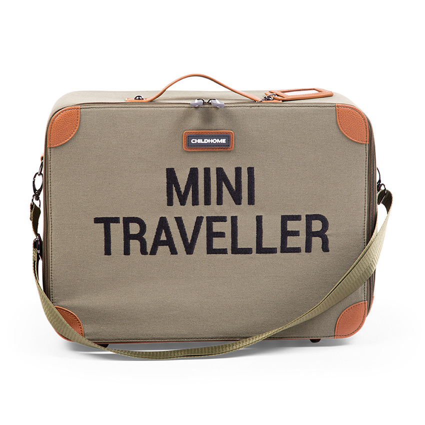 Valisette de voyage en toile Mini Traveller canvas kaki 