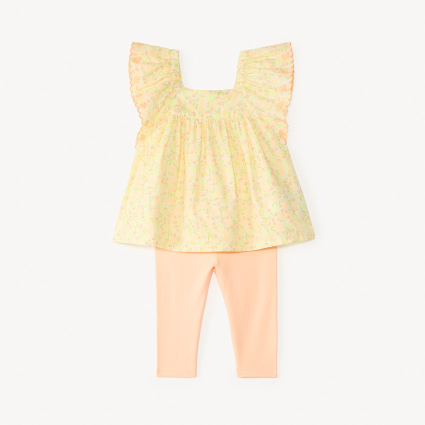 Ensemble 2 pièces tunique + legging pour bébé fille
