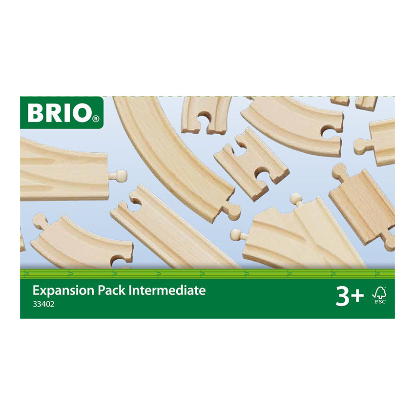 Véhicule Fonction Brio Train - Coffret Extension Evolution Intermédiaire 16 Pièces 