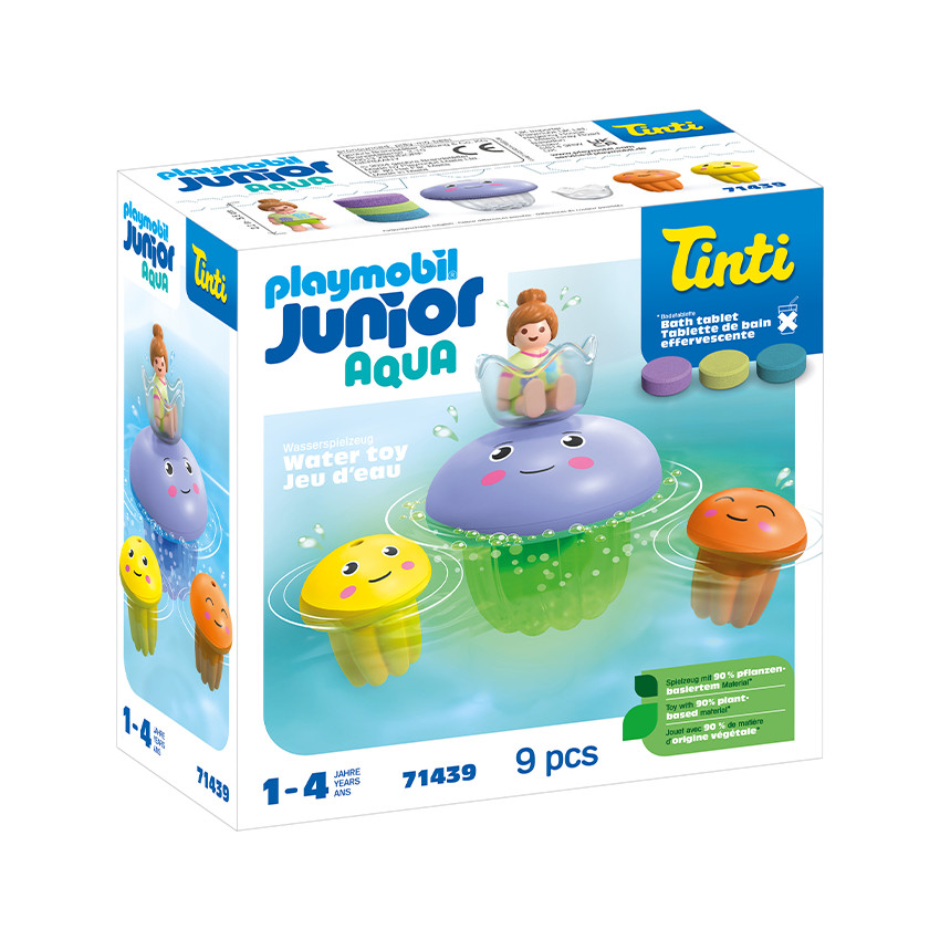 Set 9 pièces aquatique Tinti Famille de méduses