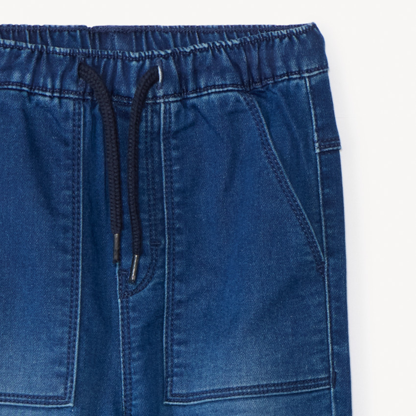 Jean jogger uni pour bébé garçon 