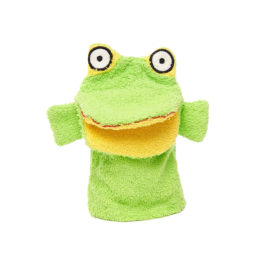 Gant de toilette grenouille 