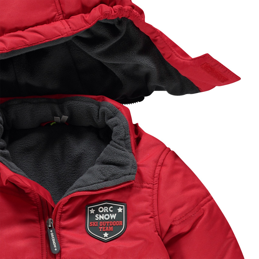 Combi-pilote de ski imperméable doublée micropolaire 