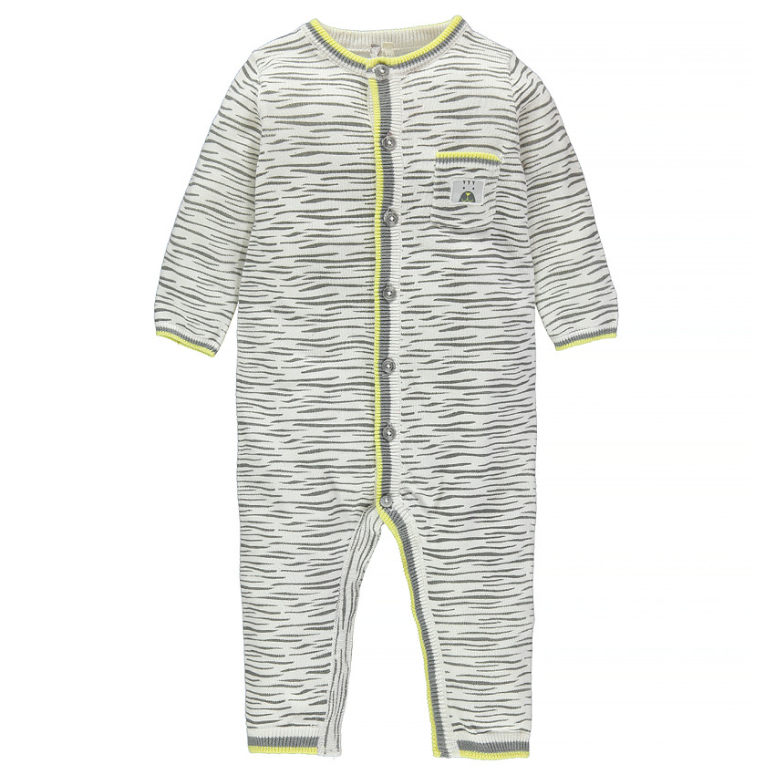 Combinaison longue imprimée tigre all-over 