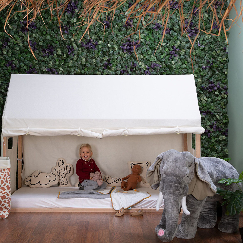 Peluche éléphant debout 75 cm 