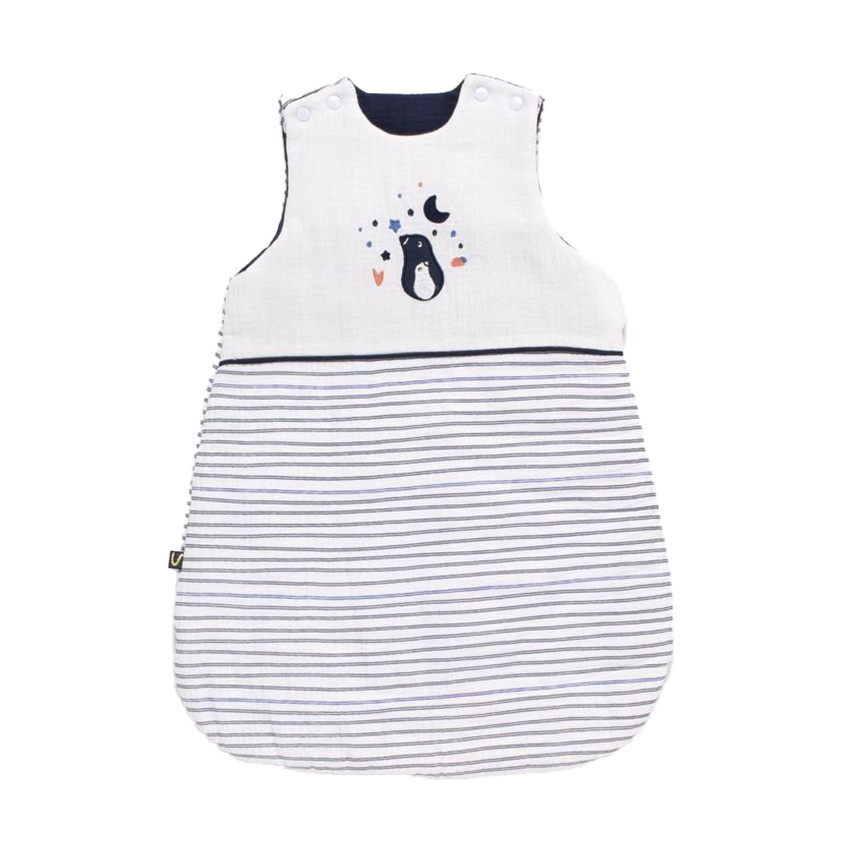 Gigoteuse sans manches ouatinée 55 cm Baby Sailor pingouin 