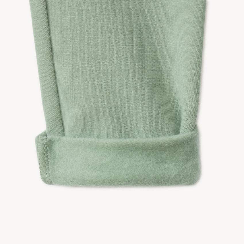 Lot de 2 leggings fille en molleton 