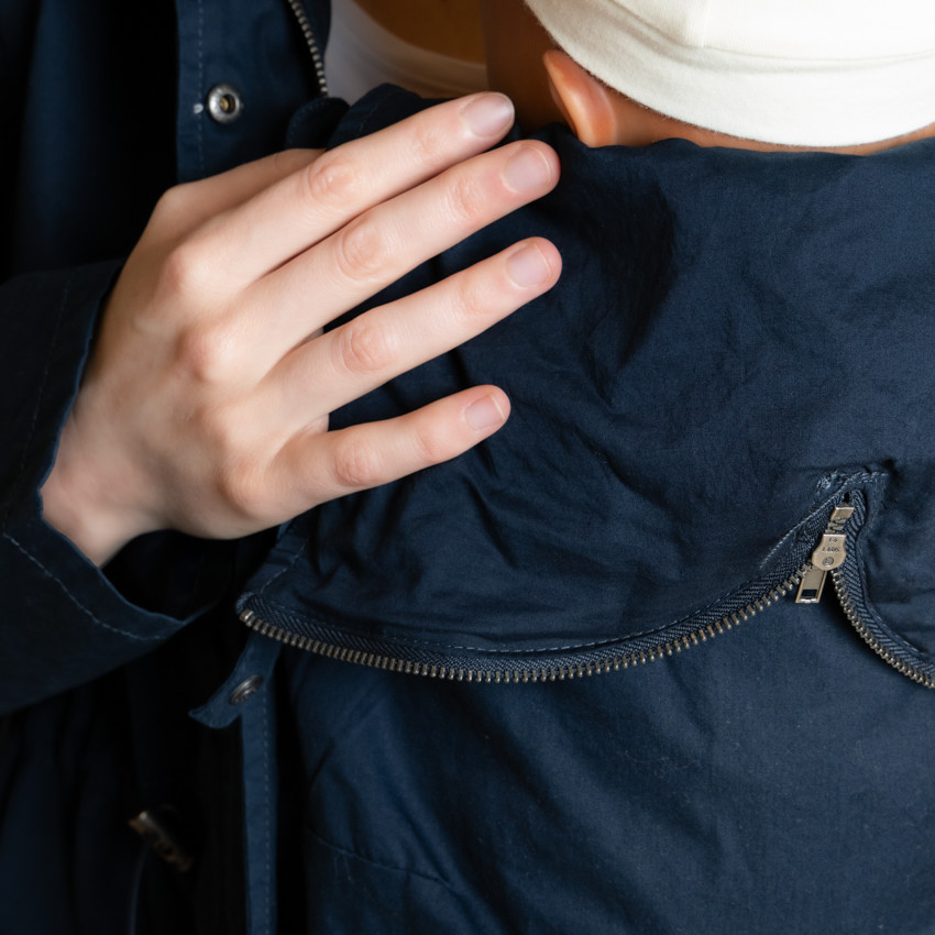 Parka de grossesse évolutive à capuche 