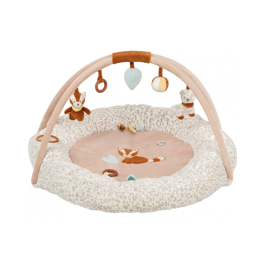 Pouf avec arche de jeu Boris & Jungo 