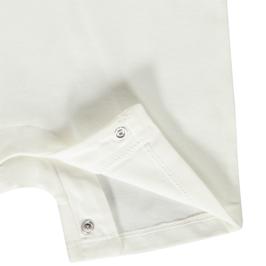 Combinaison courte en jersey print ourson ludique pour bébé garçon 