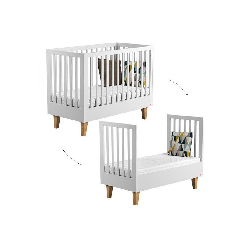 Lit Lounge 70 x 140 cm - Blanc  