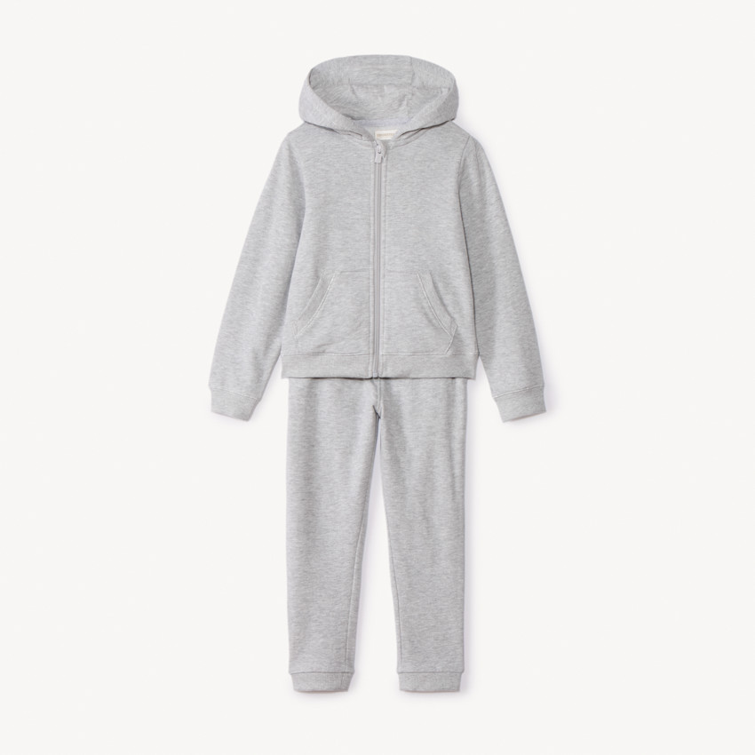 Ensemble jogging en molleton uni pour fille 