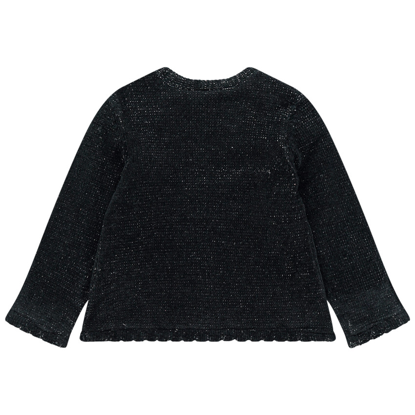 Veste en maille brillante doublée sherpa 