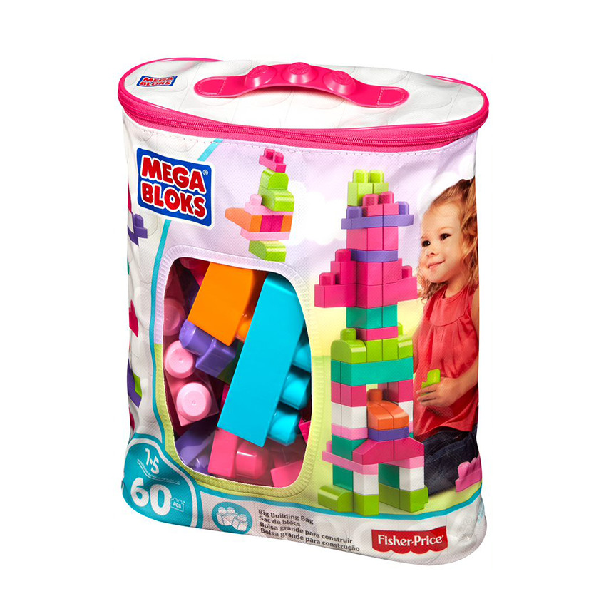 Sac 60 Blocs - Rose (Mega Bloks) - Image 2