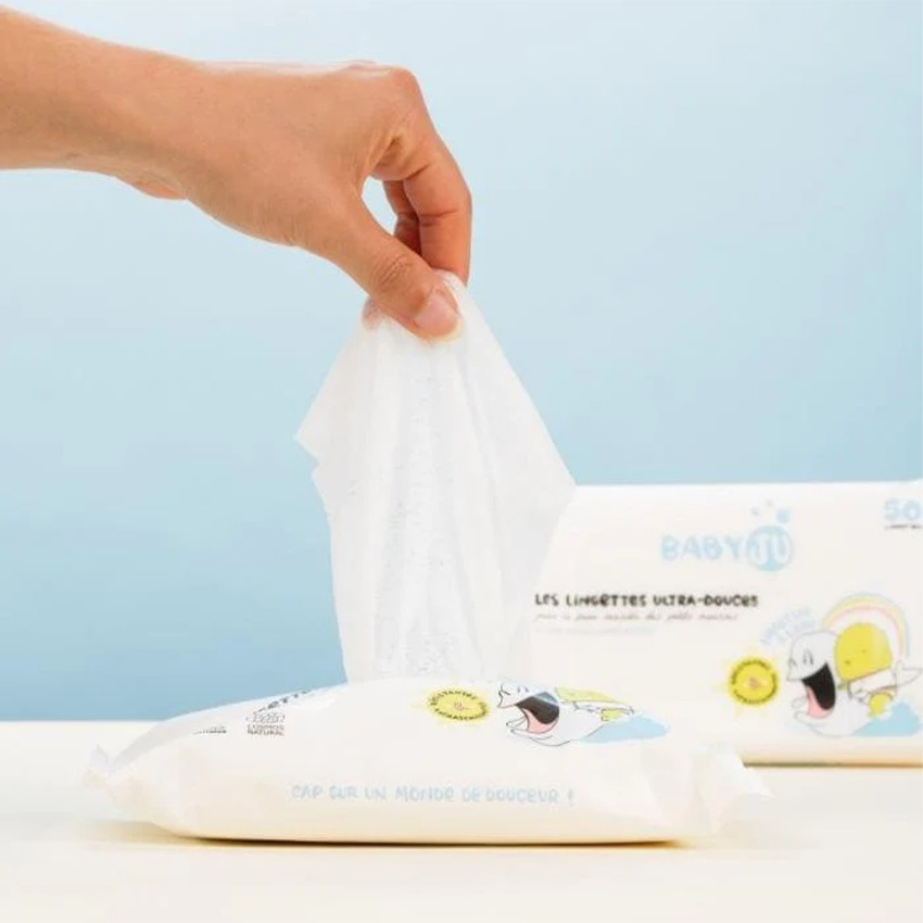 Lingettes à l'eau ultra-douces x50 
