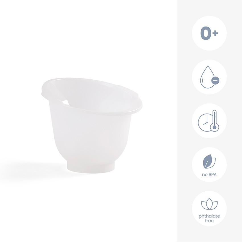 Baignoire ergonomique Shantala – Blanc 