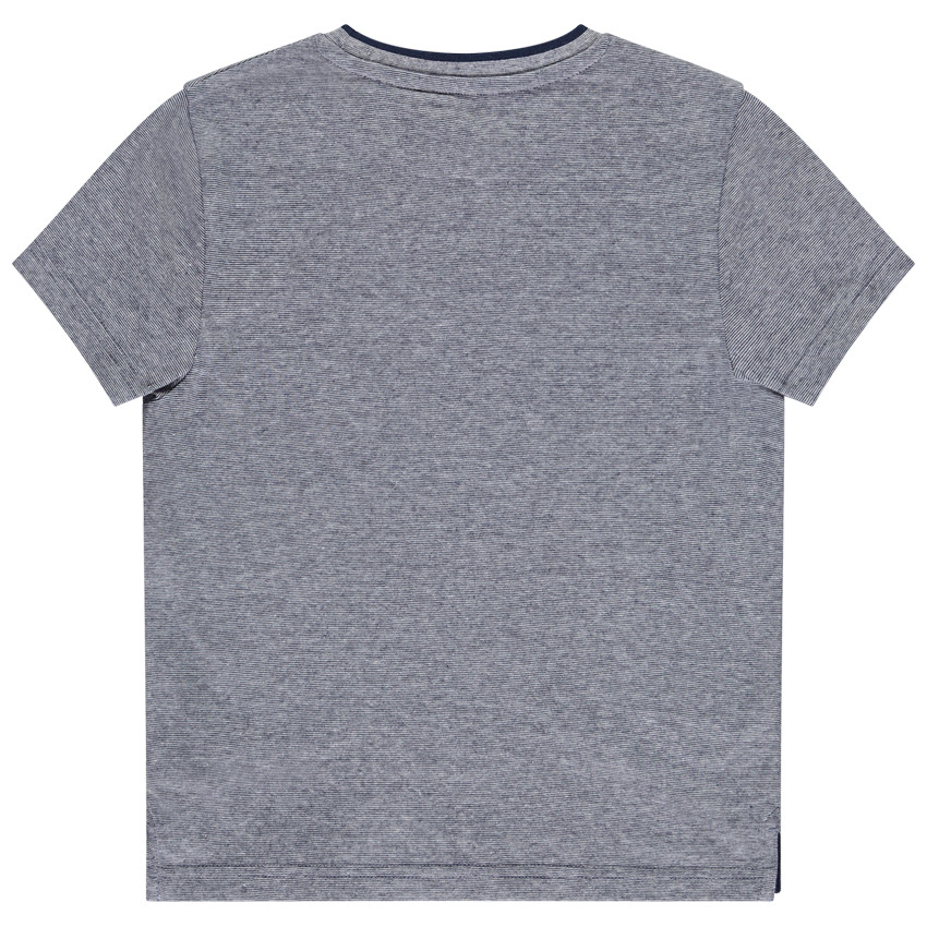 T-shirt manches courtes chiné fantaisie pour garçon 