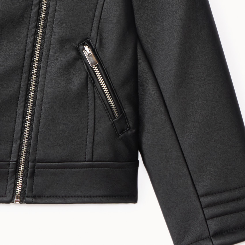 Perfecto esprit biker en simili cuir pour fille 