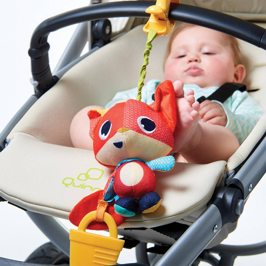 Jouet 1er âge vibrant Christopher le renard 