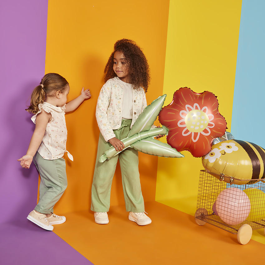 Veste matelassée imprimé floral pour fille 