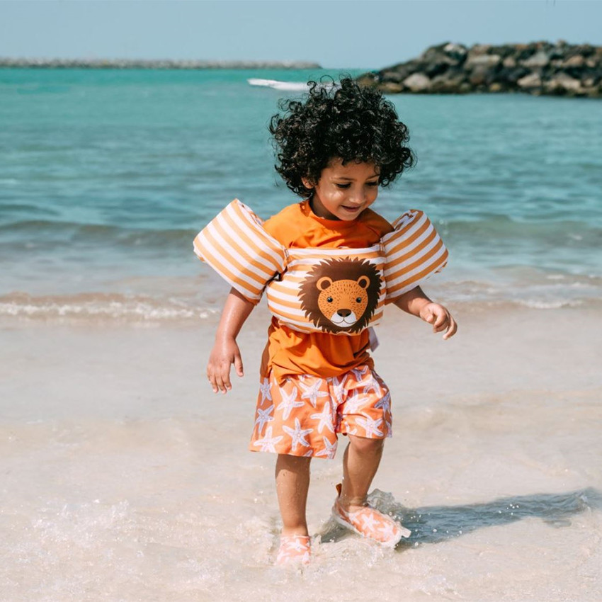 Brassards de natation avec brassière 2-6 ans Puddle Jumper lion 